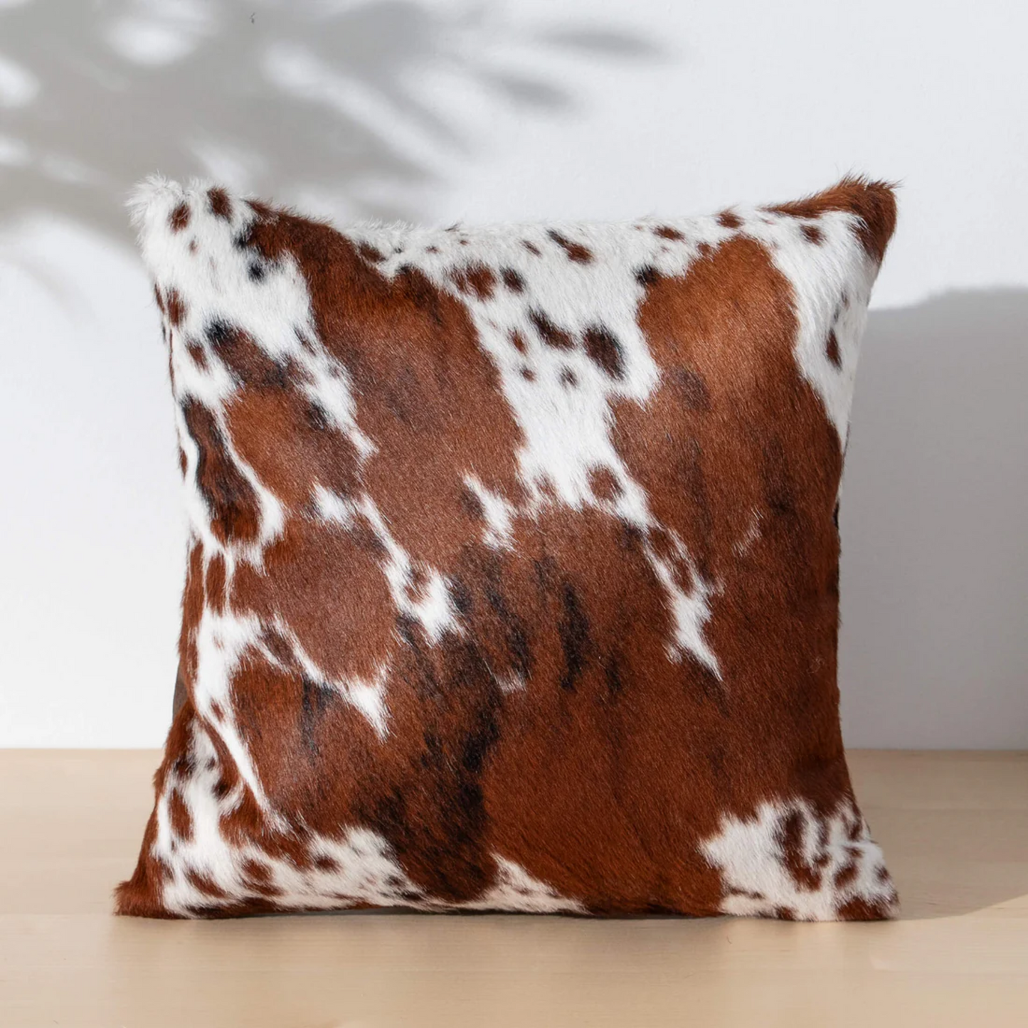 Three-toned Leather Touch Pillow
