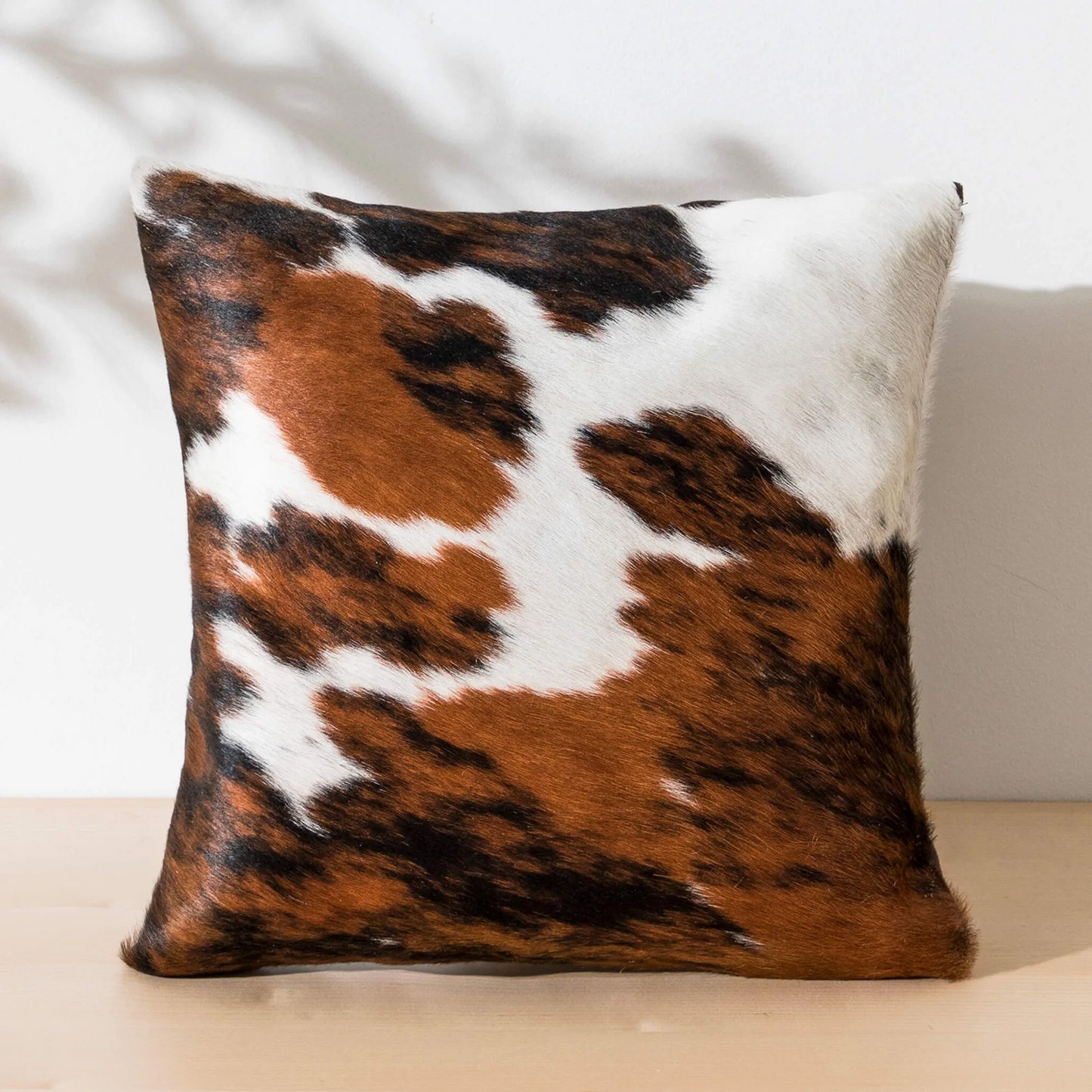 Three-toned Leather Touch Pillow